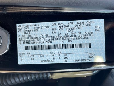2026 Ford Escape ST-Line - 34 MPG / 8" TOUCHSCREEN