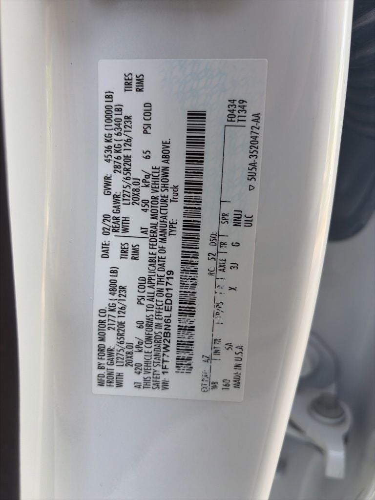 2020 Ford F-250SD Lariat - LARIAT ULTIMATE PKG / REMOTE START