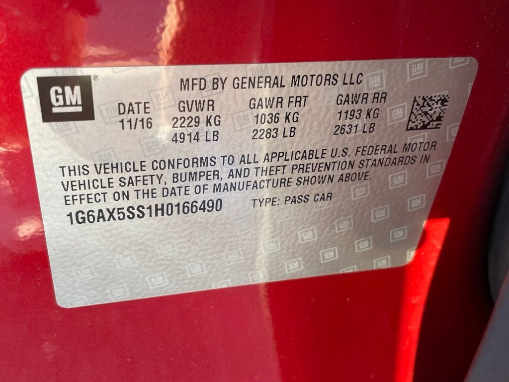 2017 Cadillac CTS 3.6L Luxury