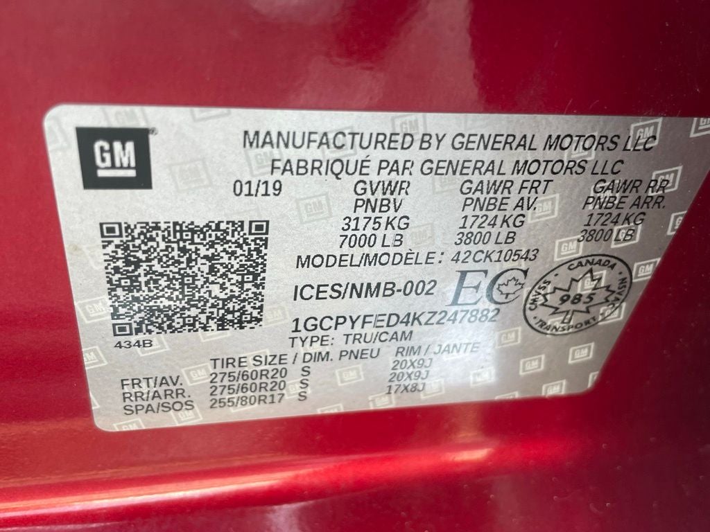 2019 Chevrolet Silverado 1500 LT Trail Boss - SUNROOF