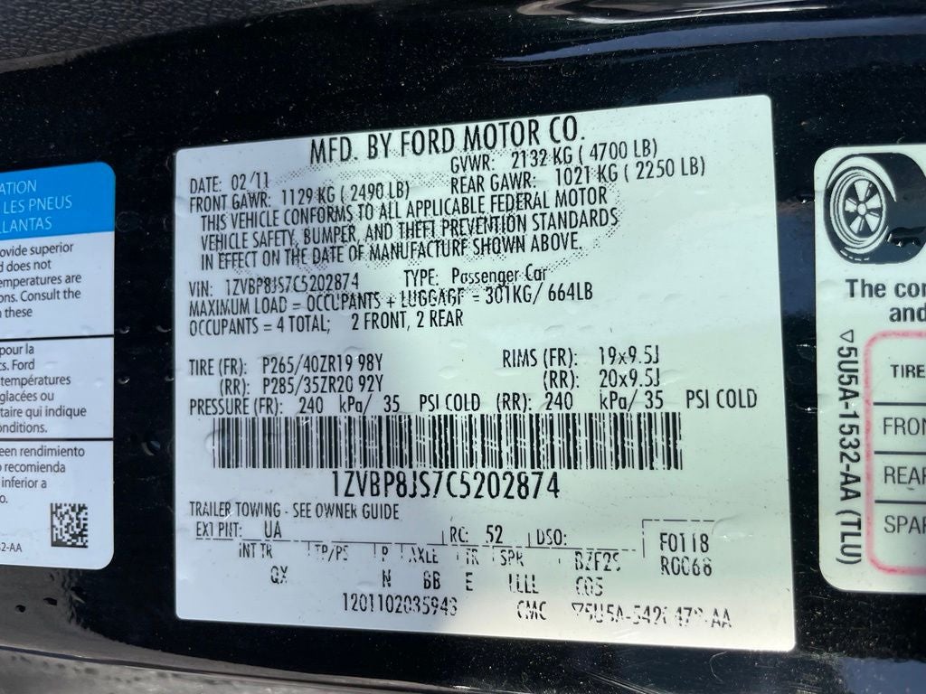 2012 Ford Mustang Shelby GT500