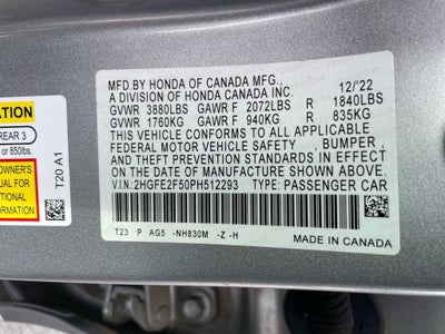 2023 Honda Civic Sport