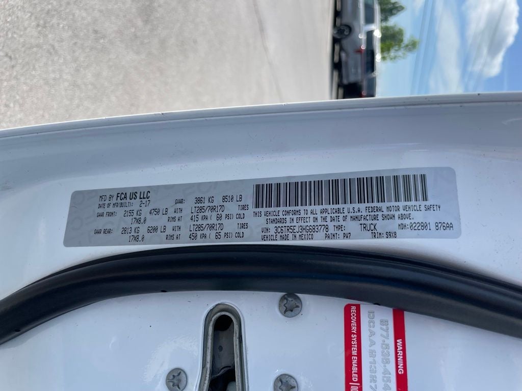 2017 RAM 2500 Power Wagon - REAR SLIDING WINDOW / 8.4 INCH TOUCHSCREEN