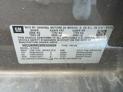 2014 Chevrolet Silverado 1500 LT LT2