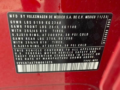 2024 Volkswagen Tiguan 2.0T SE R-Line Black Styling Package - Blind Spot Monitor / AWD