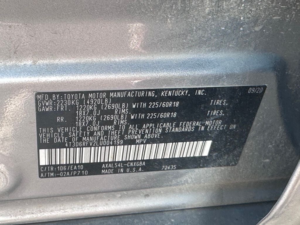 2020 Toyota RAV4 Hybrid Limited - 1 OWNER / POWER MOONROOF