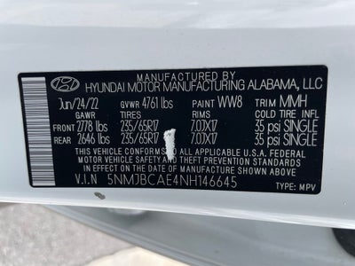 2022 Hyundai Tucson SEL - ONE OWNER / HEATED SEATS