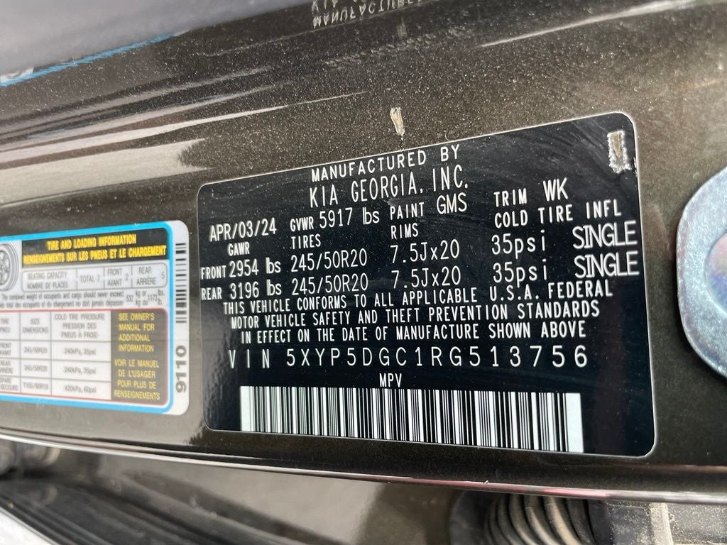 2024 Kia Telluride SX X-Line - KIA CERTIFIED / VENTILATED SEATS