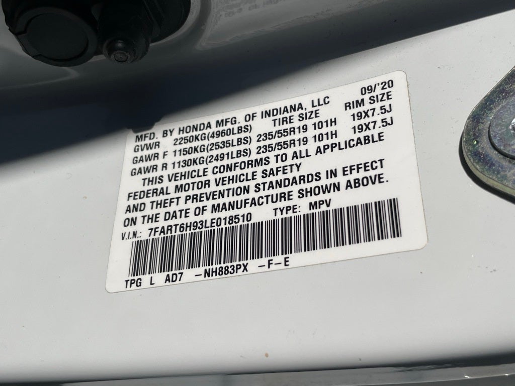 2020 Honda CR-V Hybrid Touring