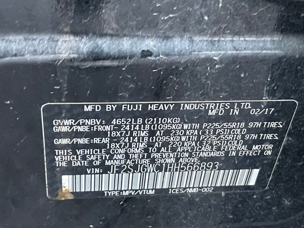 2017 Subaru Forester 2.0XT Touring