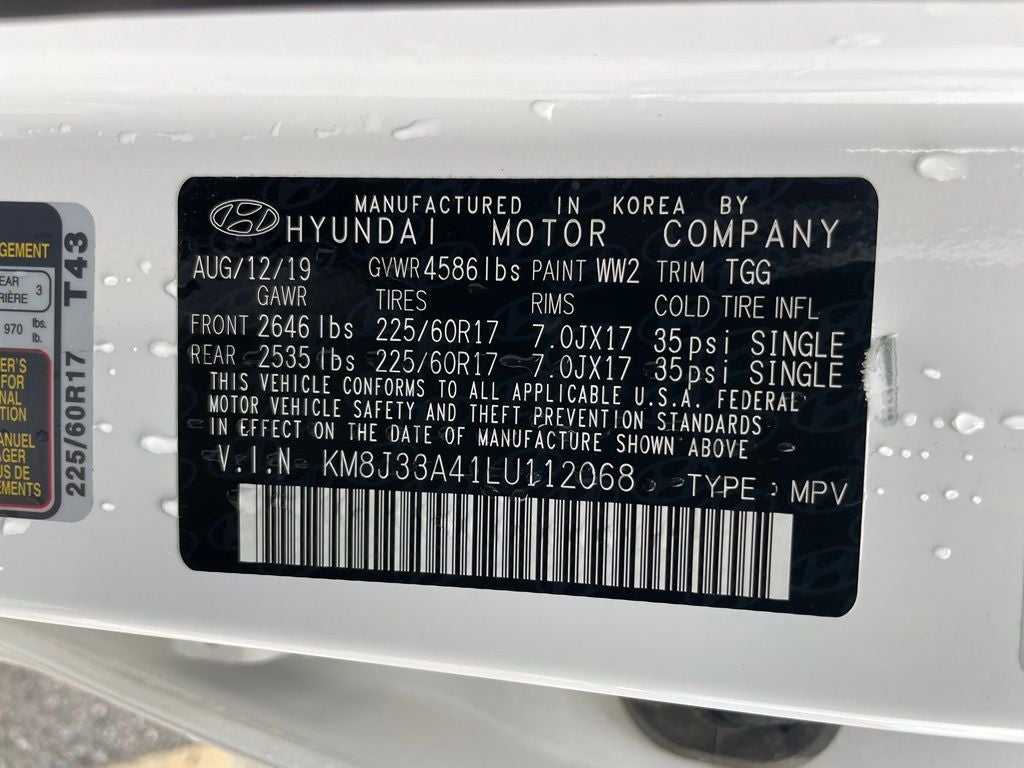 2020 Hyundai Tucson Value - APPLE CARPLAY / BLIND SPOT MONITOR