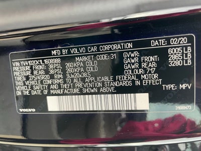 2020 Volvo XC90 T5 Momentum - ADAPTIVE CRUISE / 7 PASSENGER SEATING