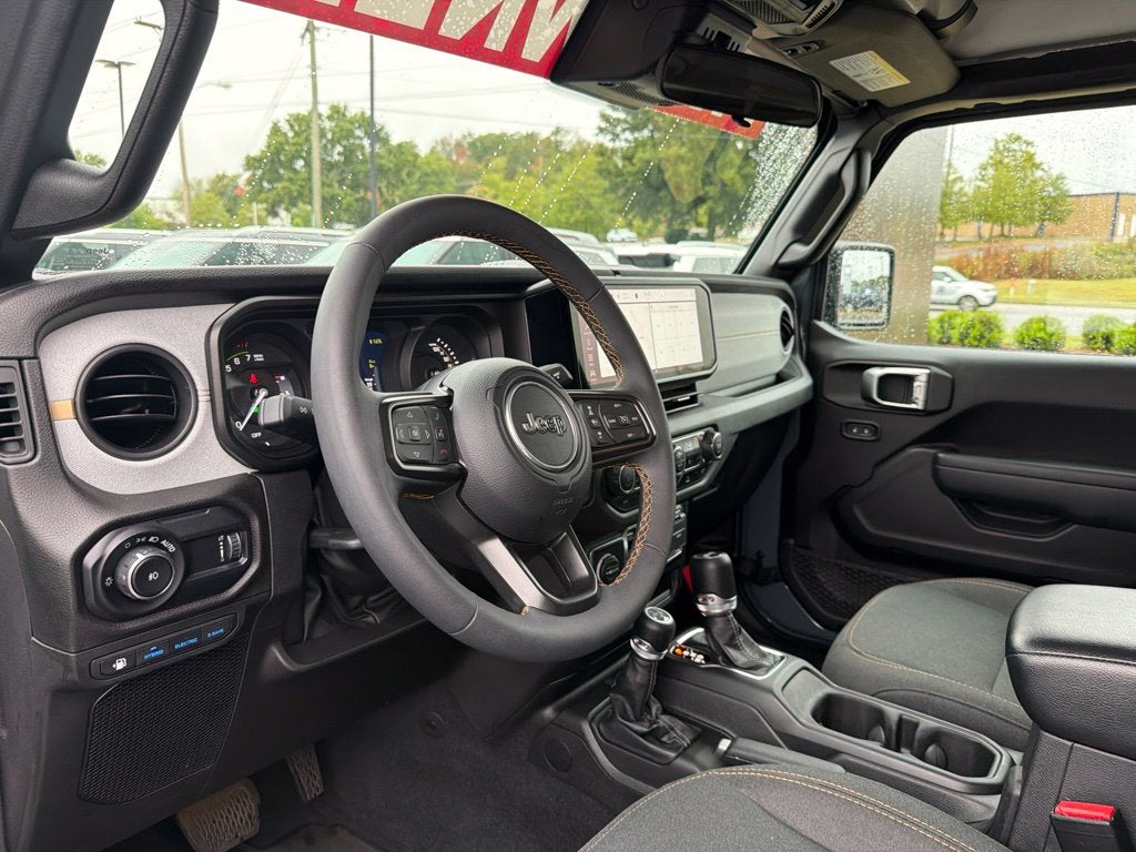 2024 Jeep Wrangler Sport S 4xe 49 MPGe, Hard Top, Heated Seats, Clean CarFax, One