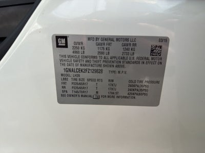 2015 Chevrolet Equinox LT 2LT