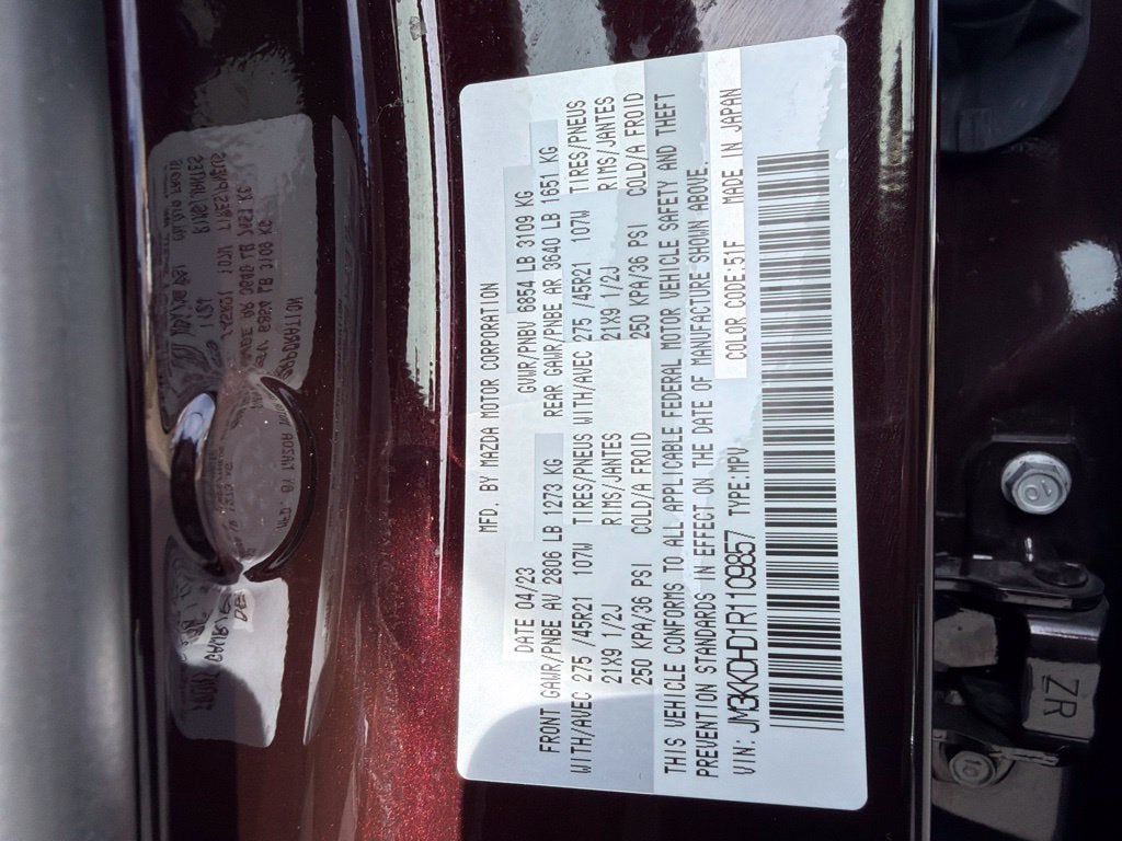 2024 Mazda Mazda CX-90 3.3 Turbo Premium Leather, Pano Roof, Third Row