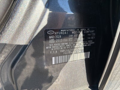 2024 Hyundai Sonata SEL