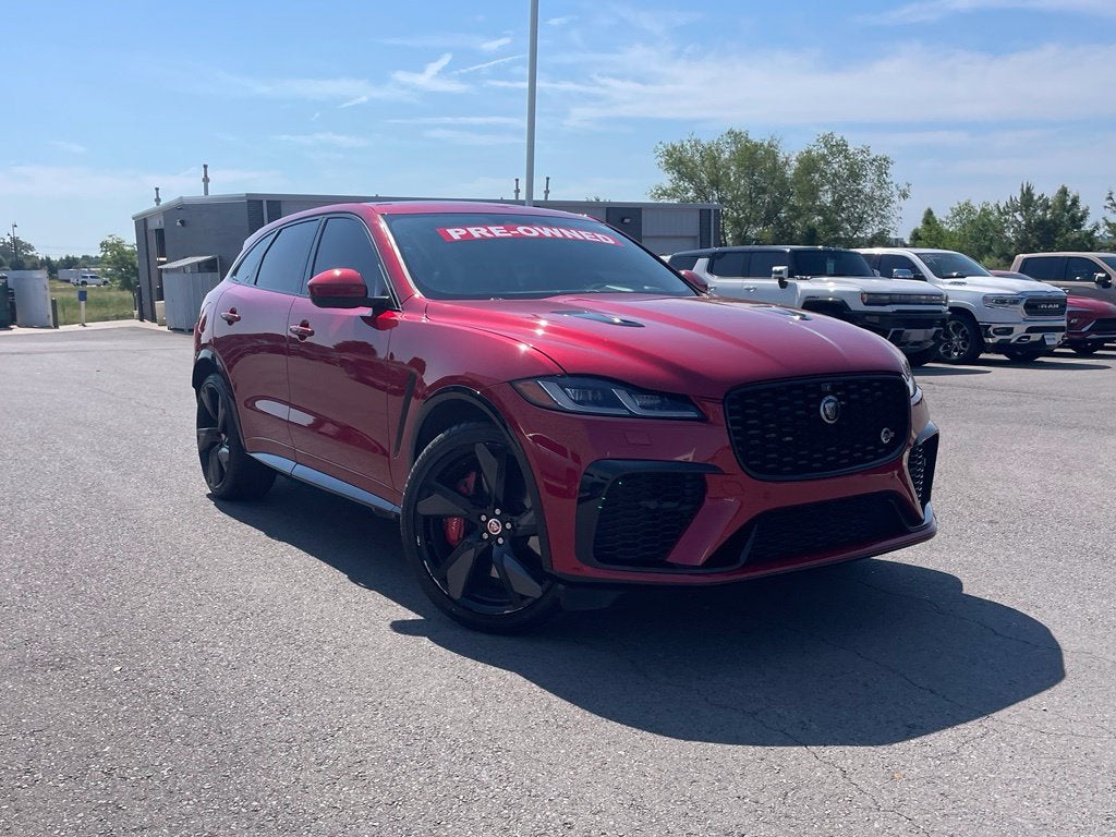 2023 Jaguar F-PACE SVR Clean CarFax, Leather, Moonroof