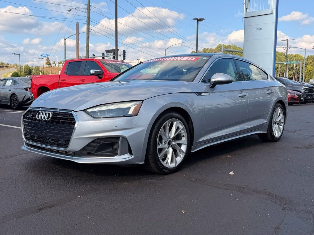 2023 Audi A5 Sportback Premium Plus, Leather, Moonroof, Clean CarFax quattro