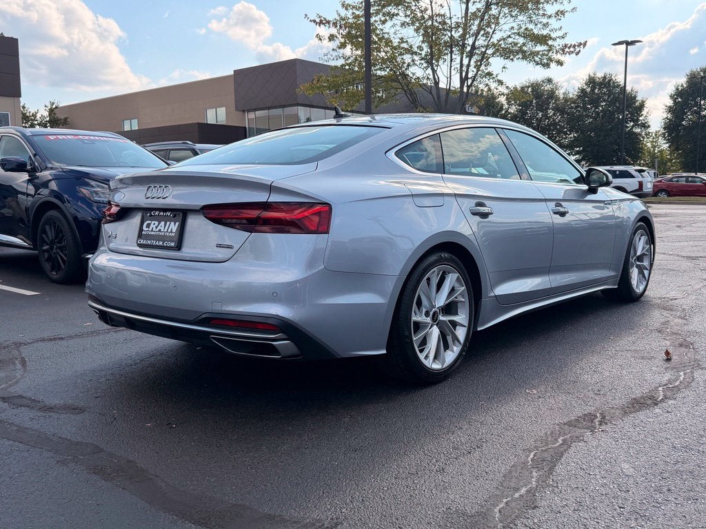 2023 Audi A5 Sportback Premium Plus, Leather, Moonroof, Clean CarFax quattro