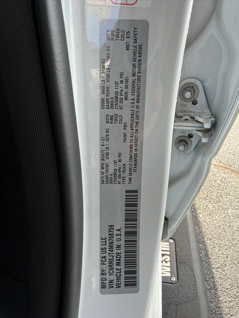 2021 RAM 1500 Laramie