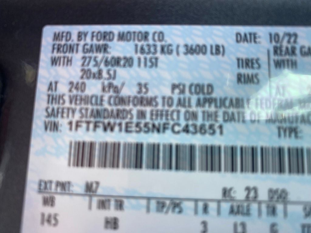 2022 Ford F-150 Lariat