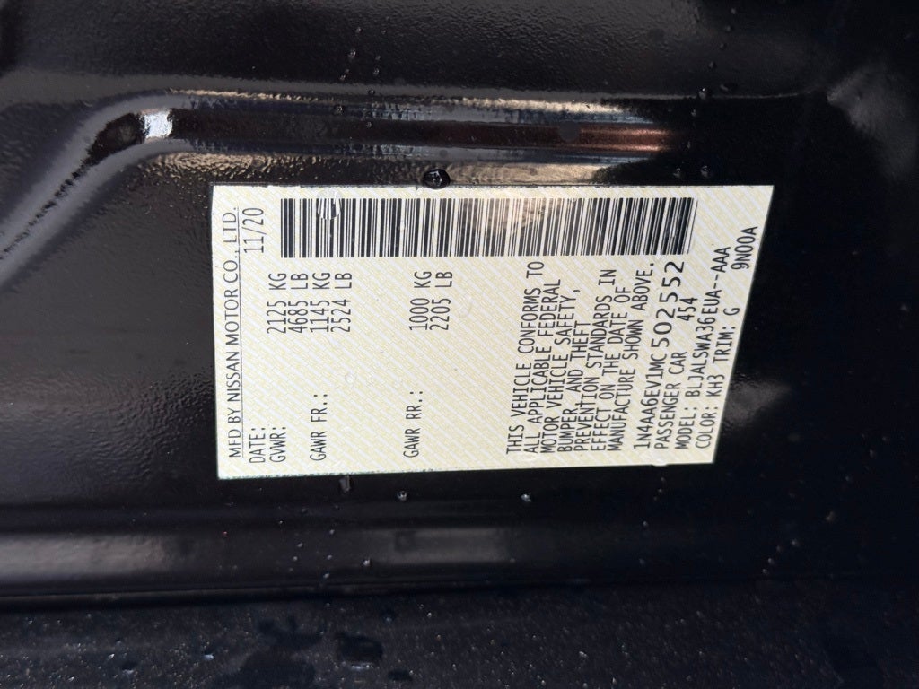 2021 Nissan Maxima SR