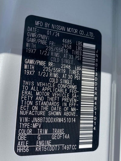 2024 Nissan Rogue Platinum