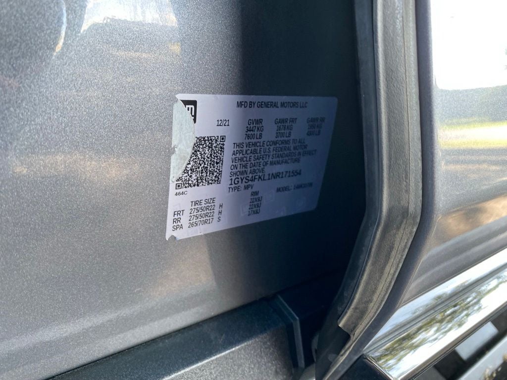 2022 Cadillac Escalade Sport - ONYX PACKAGE- 4WD