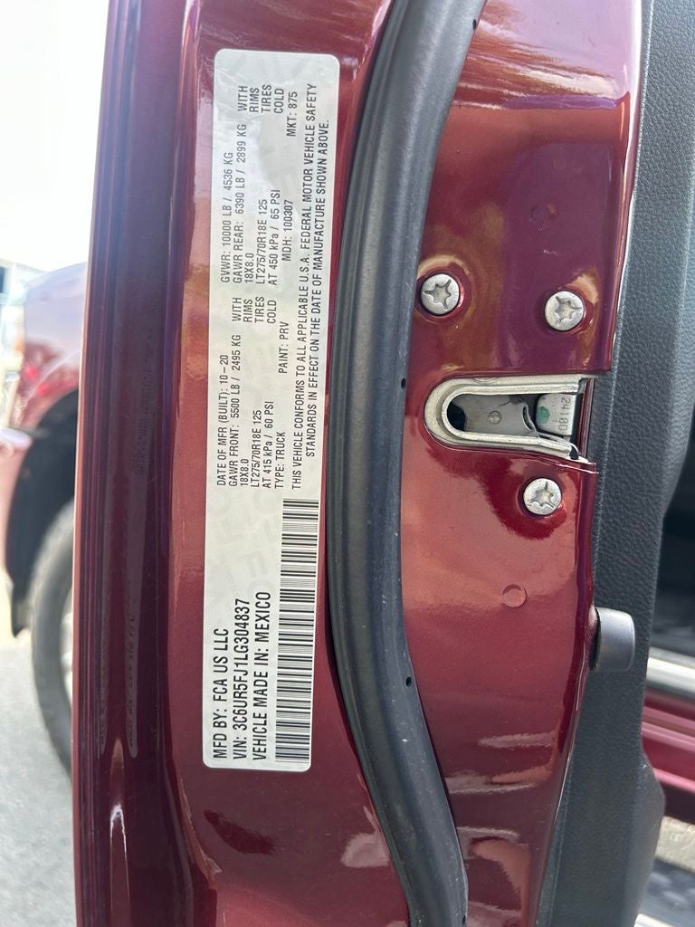 2020 RAM 2500 Laramie