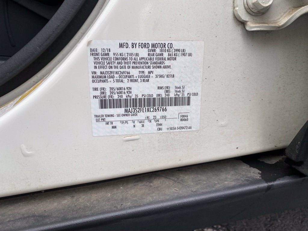 2019 Ford EcoSport S