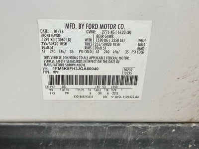 2018 Ford Explorer Limited