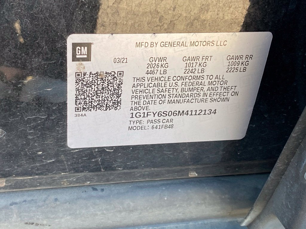 2021 Chevrolet Bolt EV LT