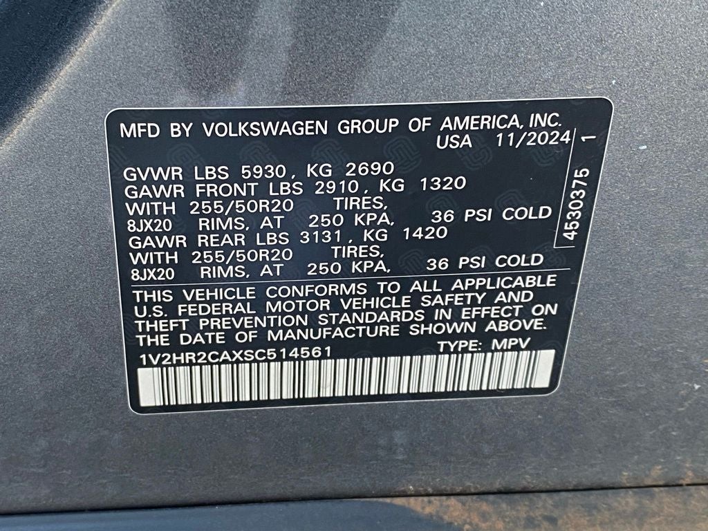 2025 Volkswagen Atlas 2.0T SE w/Technology