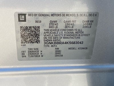 2019 Chevrolet Blazer Base 1LT