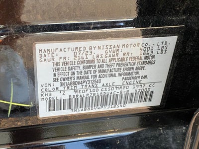 2023 Nissan Sentra SR