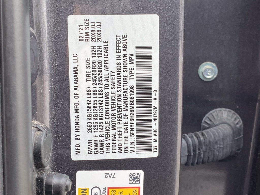 2021 Honda Pilot Special Edition