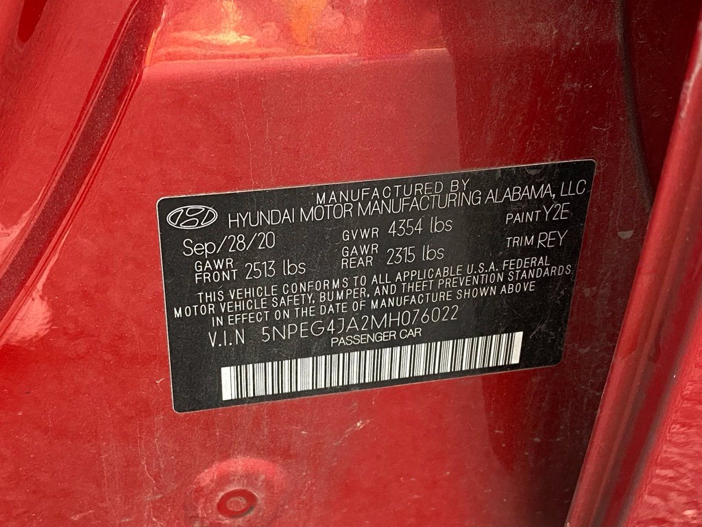 2021 Hyundai Sonata SE