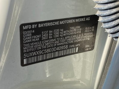 2014 BMW X3 xDrive28i