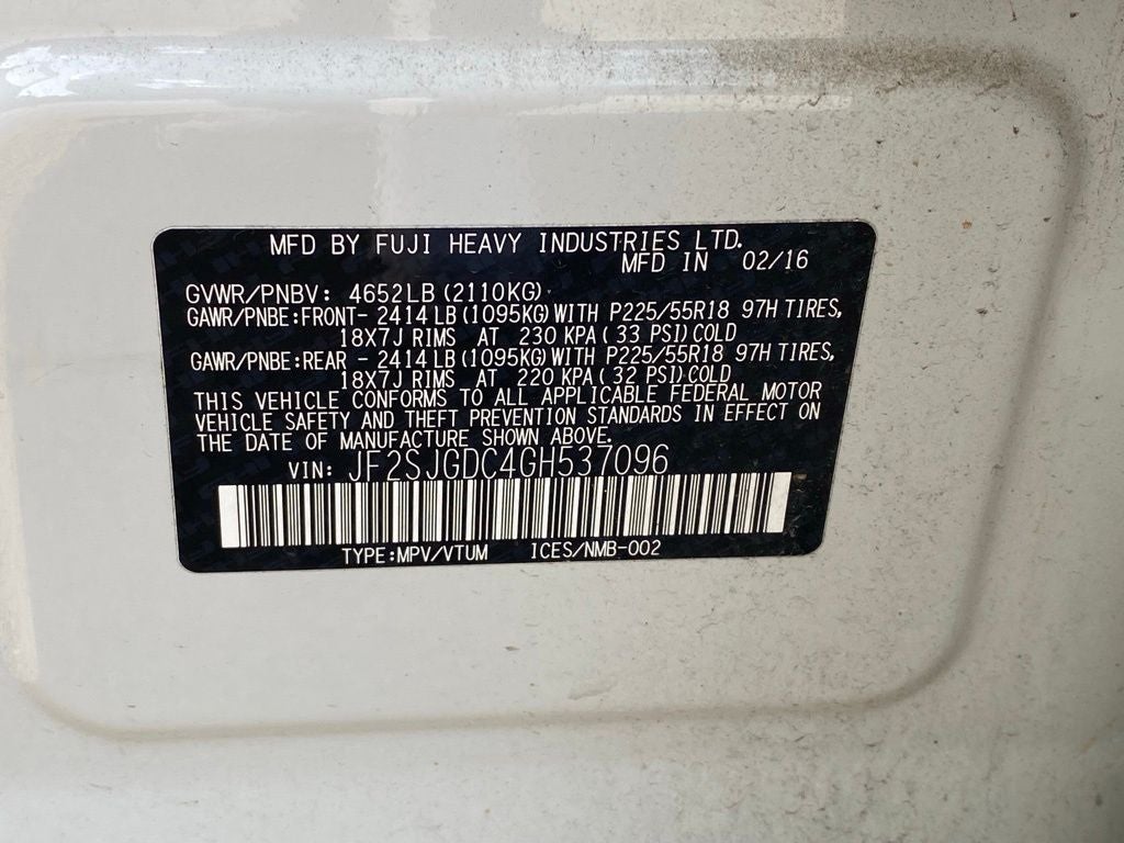 2016 Subaru Forester 2.0XT Premium Premium