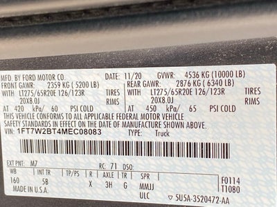 2021 Ford F-250SD Lariat LIFT / WHEELS AND TIRES / CLEAN CARFAX