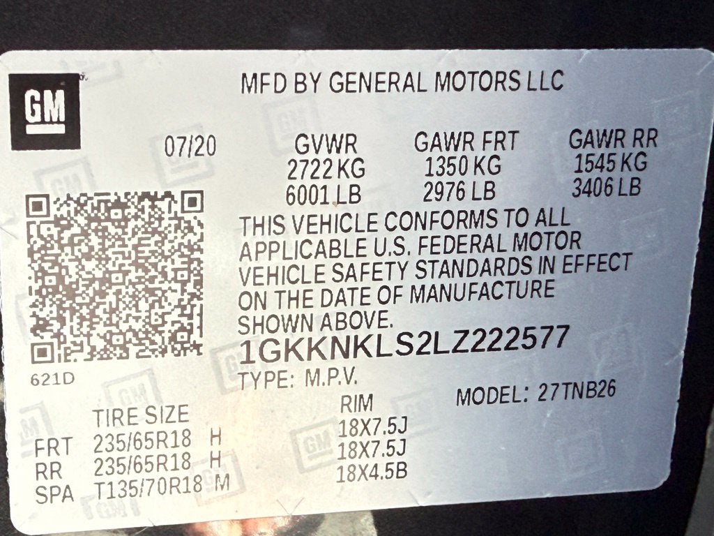 2020 GMC Acadia SLE - CLEAN CARFAX / ONE OWNER