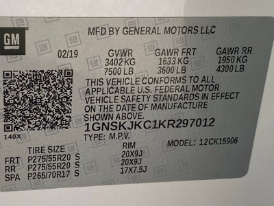 2019 Chevrolet Suburban Premier