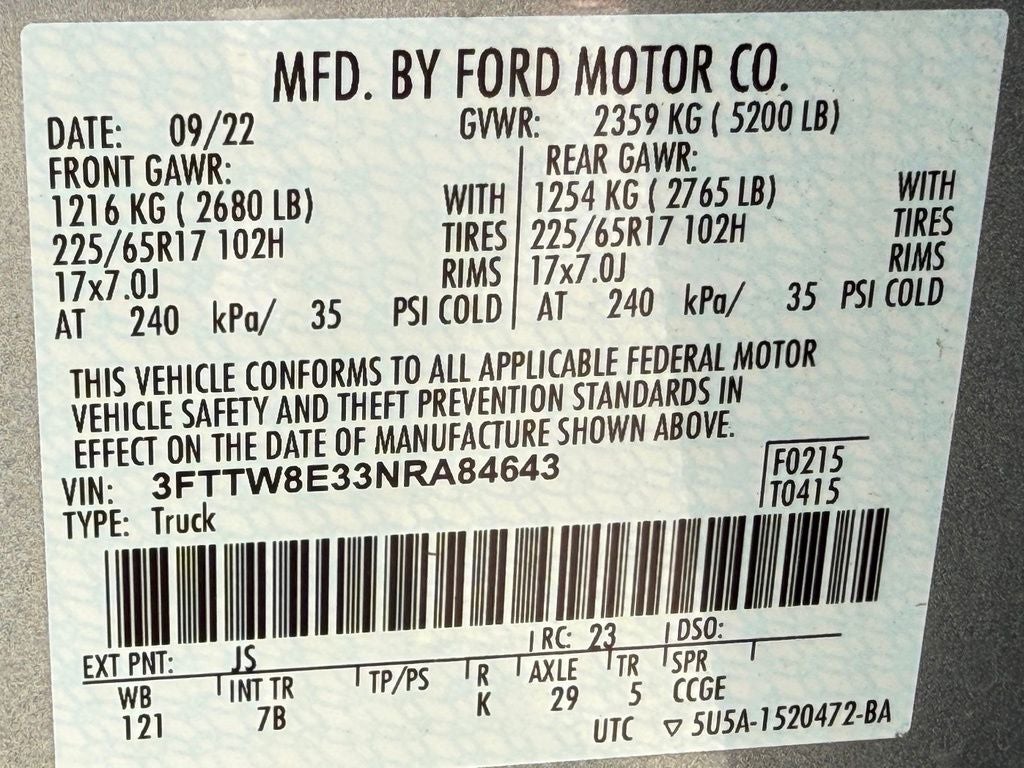 2022 Ford Maverick XL