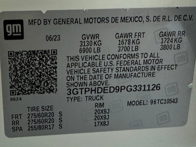 2023 GMC Sierra 1500 SLT BOSE / V8 / 1-OWNER CARFAX