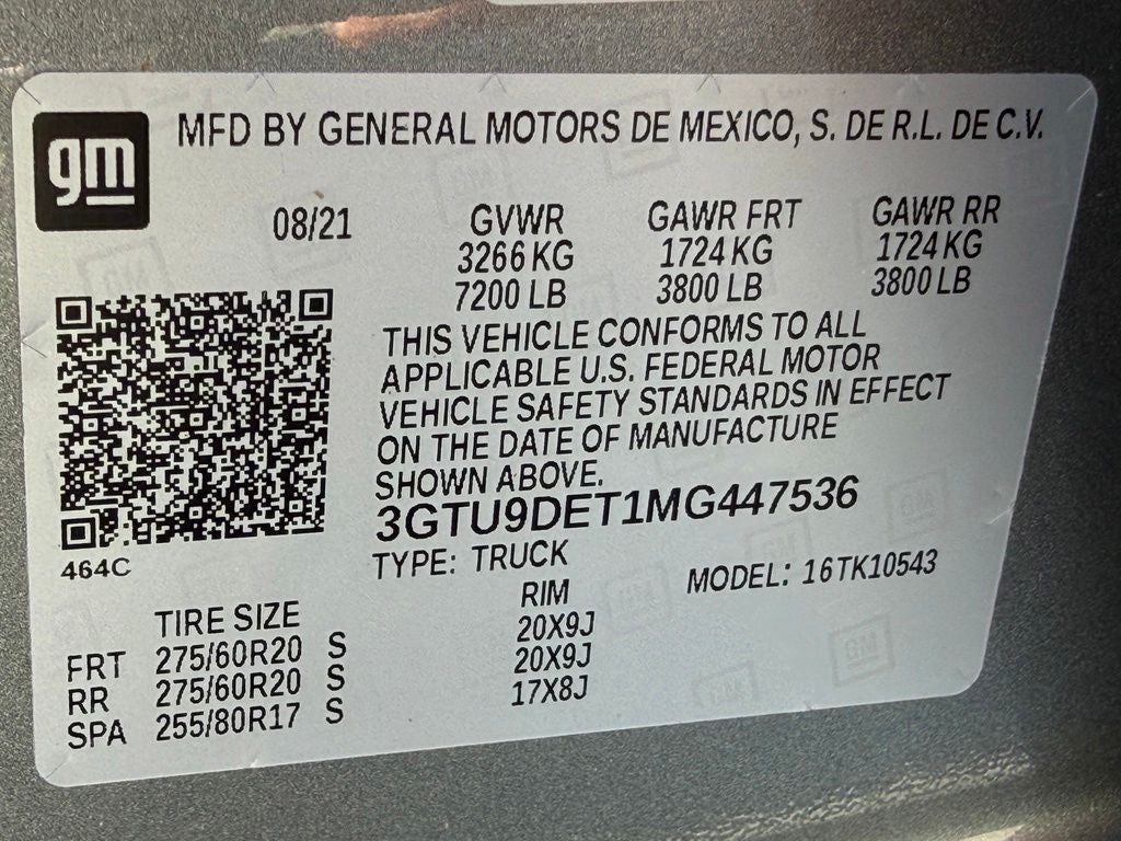 2021 GMC Sierra 1500 SLT