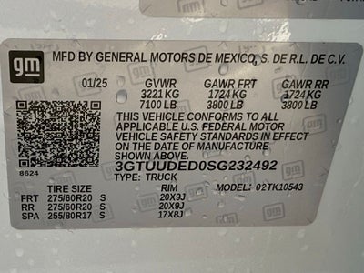 2025 GMC Sierra 1500 SLT