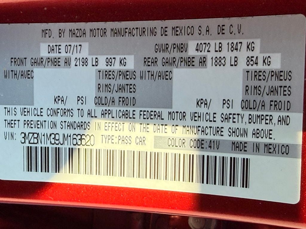 2018 Mazda Mazda3 Grand Touring