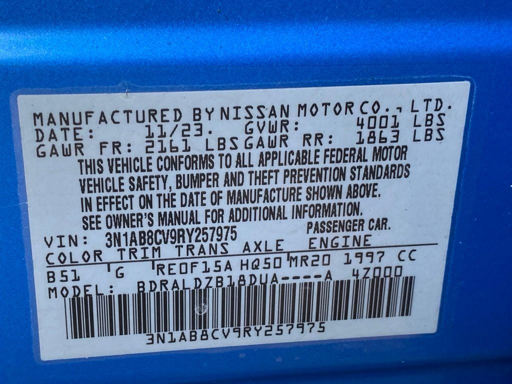 2024 Nissan Sentra SV BLUE