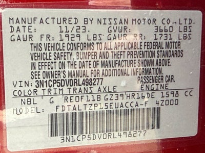 2024 Nissan Kicks SR - CLEAN CARFAX