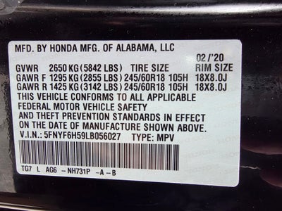 2020 Honda Pilot EX-L